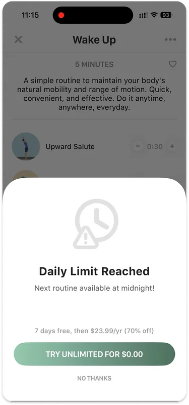 Bend Premium paywall restricting access after the free limit is reached